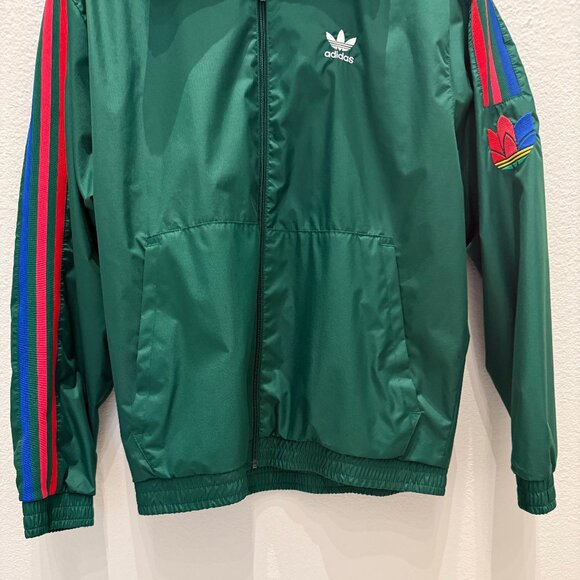 ADIDAS GREEN TRACK JACKET S - Picture 7 of 10